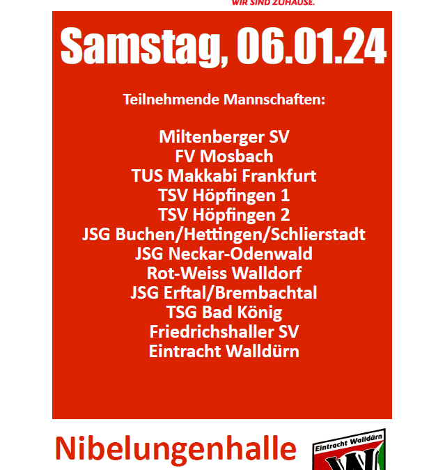 Teilnehmer A-Jugend Wohnfitz-Cup