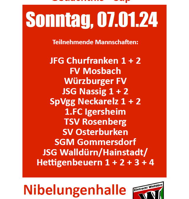 Teilnehmer C-Jugend Renate Mellinger Gedächtnis-Cup
