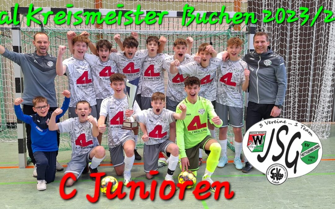 C-Junioren der Eintracht ’93 Walldürn krönen sich zum Futsal Kreismeister Buchen 2023/24