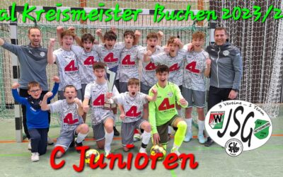C-Junioren der Eintracht ’93 Walldürn krönen sich zum Futsal Kreismeister Buchen 2023/24