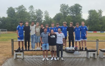 Abschluss C-Jugend mit Trainer Verabschiedung