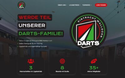 Die neue Website der Darts-Gruppe